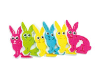 Naklejki z filcu Królik 6szt. FVE03 Brewis